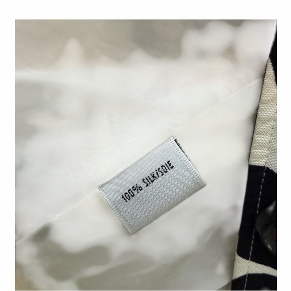 Laffeyette 148 - Women's Black and White Floral Jacket Size 16 - Picture 6 of 7